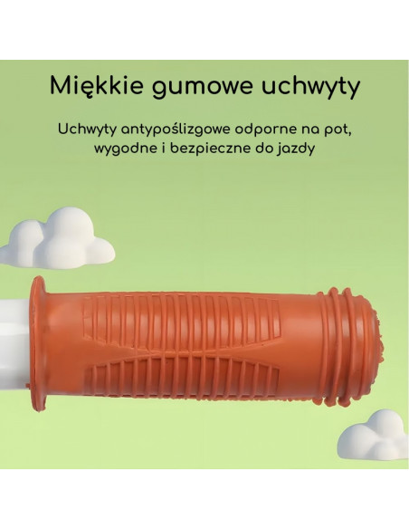 WOOPIE oranžinis vaikiškas balansinis dviratukas – lengvas, saugus, patvarus WOOPIE oranžinis vaikiškas balansinis dviratukas – lengvas, saugus, patvarus