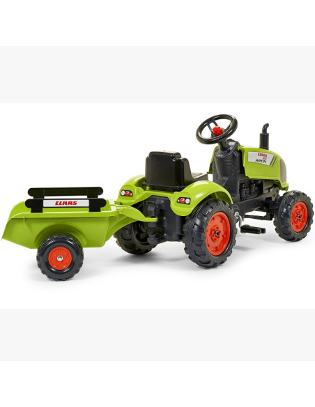 FALK Traktorek Claas Zielony na Pedały Klakson Przyczepa od 2 Lat. FALK Traktorek Claas Zielony na Pedały Klakson Przyczepa od 2 Lat.