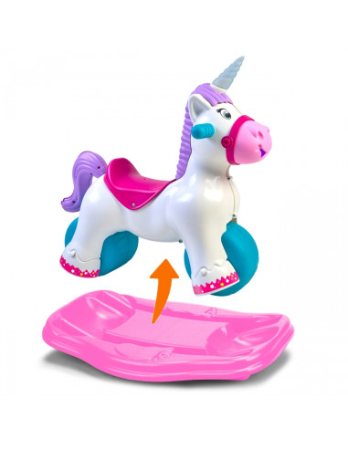 FEBER Интерактивная качалка-единорог 2 в 1