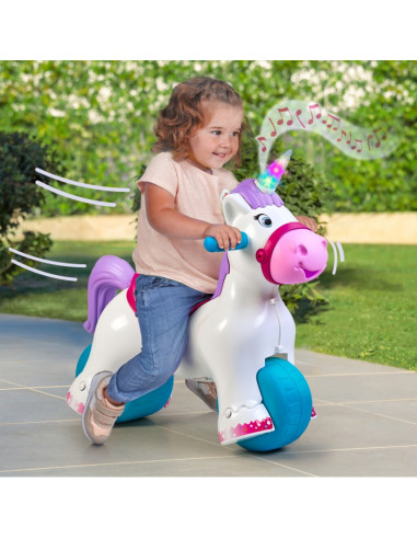 FEBER Интерактивная качалка-единорог 2 в 1