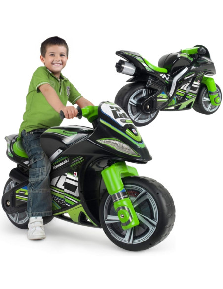 INJUSA Jeździk Pchacz Motor Biegowy Winner 750 Jeździk Kawasaki Ninja – Sportowy Motor Dla Dzieci INJUSA Jeździk Pchacz Motor Biegowy Winner 750 Jeździk Kawasaki Ninja – Sportowy Motor Dla Dzieci