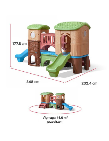 STEP2 Žaidimų aikštelė su tilteliu ir čiuožykla