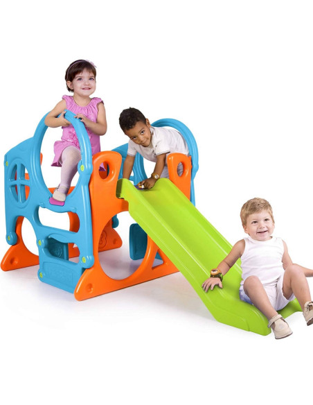 FEBER Большая игровая площадка, игровой центр, горка, скалодром, формы 100 см FEBER Большая игровая площадка, игровой центр, горка, скалодром, формы 100 см