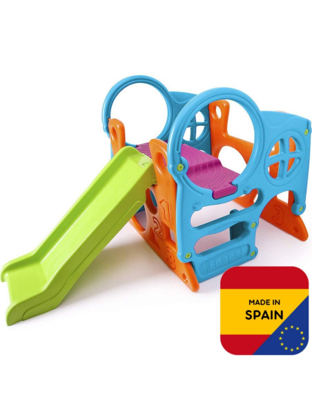 FEBER Большая игровая площадка, игровой центр, горка, скалодром, формы 100 см FEBER Большая игровая площадка, игровой центр, горка, скалодром, формы 100 см