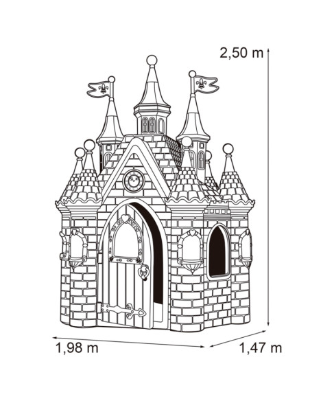 FEBER Dideli princesės rūmai Super Palace FEBER Dideli princesės rūmai Super Palace