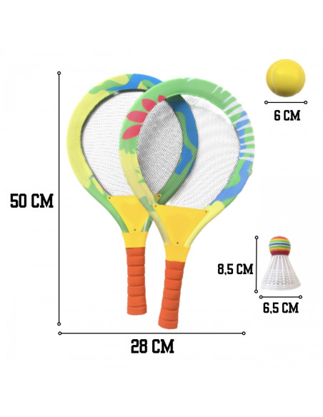 WOOPIE paplūdimio badmintono lazdų rinkinys WOOPIE paplūdimio badmintono lazdų rinkinys