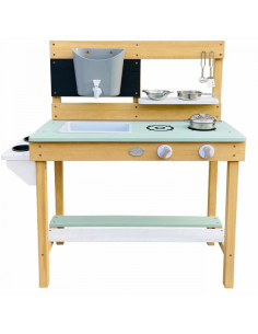 Большая деревянная кухня для игр с водой и песком AXI 2