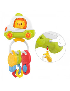 Woopie Baby Zabawka Interaktywna Pilot Samochodzik z Kluczykami Grzechotka Gryzak 2