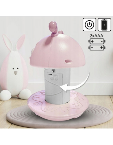 WOOPIE Baby Wanka sensorinis žaislas 2 viename barškutis - kramtukas rožinis