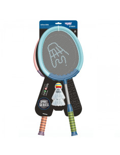 WOOPIE badmintono rinkinys, raketės ir plunksnelės, 2 vnt. 2