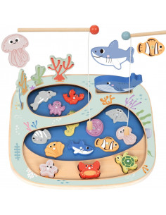 TOOKY TOY Catch a Fish Montessori Puzzle Arcade Game
