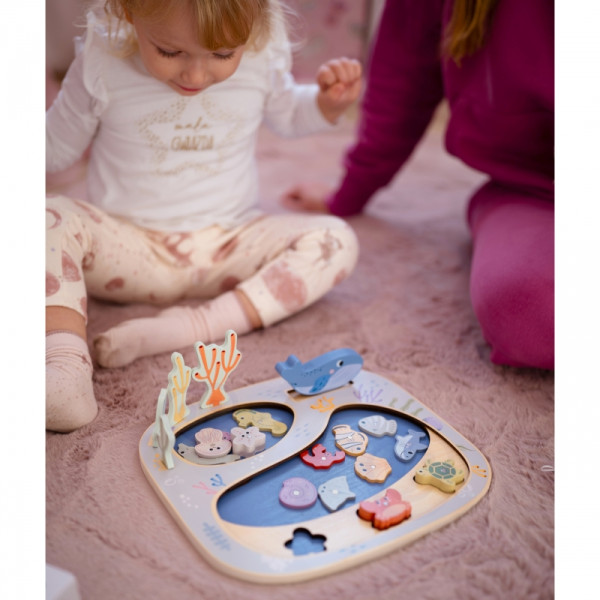 TOOKY TOY Catch the Fish Montessori galvosūkių arkadinis žaidimas TOOKY TOY Catch the Fish Montessori galvosūkių arkadinis žaidimas