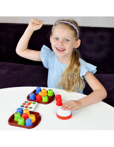 WOOPIE IQ Gra Logiczna Edukacyjno-Strategiczna 2w1 Kółko i Krzyżyk 4szt