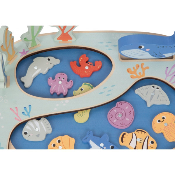 TOOKY TOY Catch a Fish Montessori Puzzle Arcade Game
