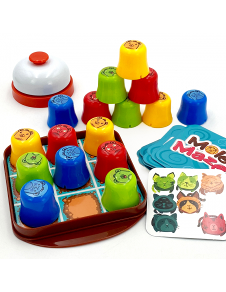 WOOPIE IQ Gra Logiczna Edukacyjno-Strategiczna 2w1 Kółko i Krzyżyk 4szt WOOPIE IQ Gra Logiczna Edukacyjno-Strategiczna 2w1 Kółko i Krzyżyk 4szt