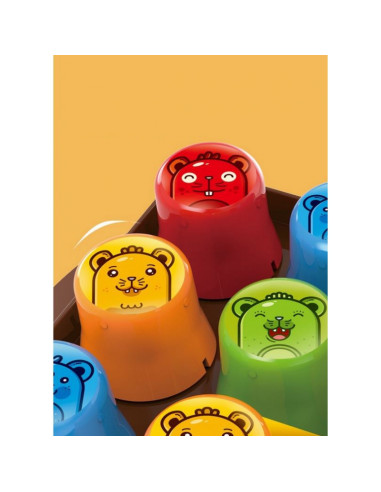 WOOPIE IQ Gra Logiczna Edukacyjno-Strategiczna 2w1 Kółko i Krzyżyk 4szt