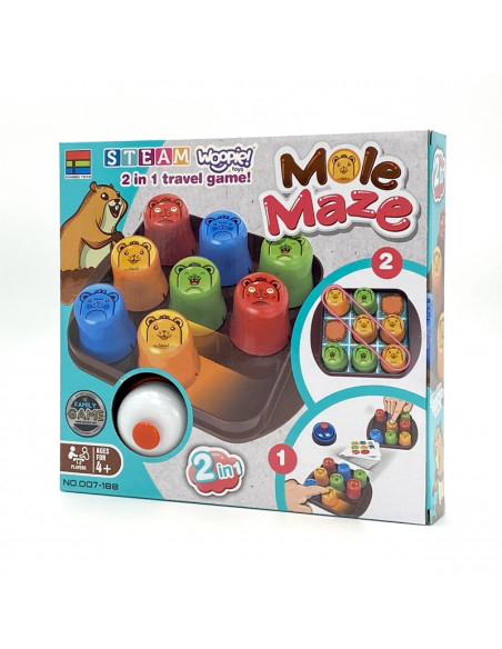 WOOPIE IQ Gra Logiczna Edukacyjno-Strategiczna 2w1 Kółko i Krzyżyk 4szt WOOPIE IQ Gra Logiczna Edukacyjno-Strategiczna 2w1 Kółko i Krzyżyk 4szt