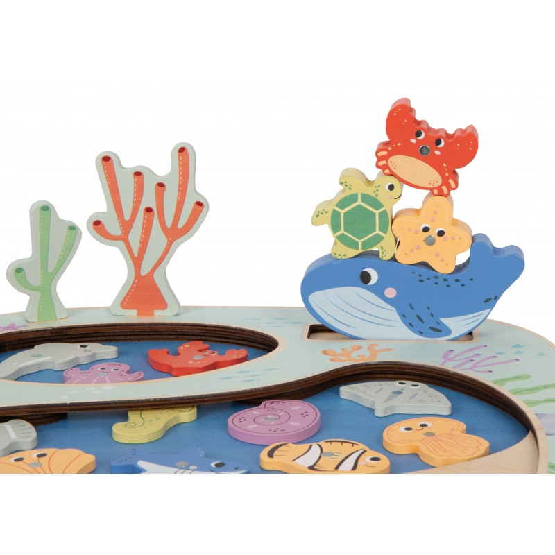 TOOKY TOY Catch the Fish Montessori galvosūkių arkadinis žaidimas