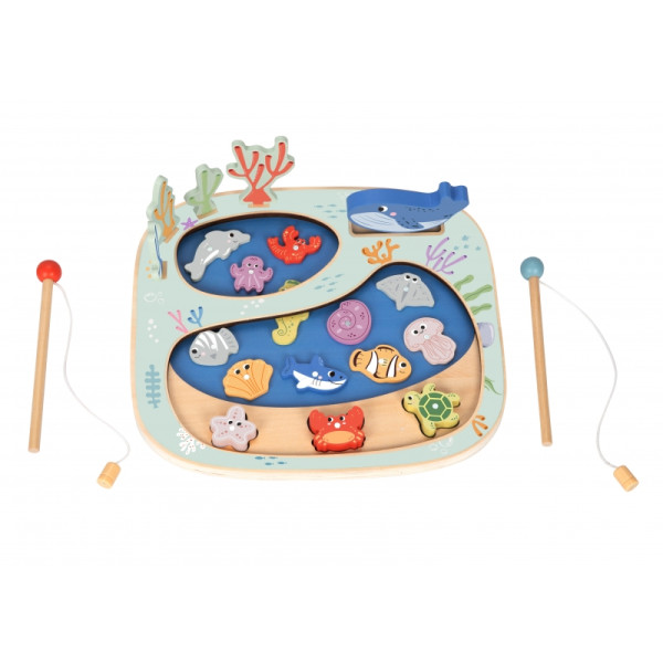 TOOKY TOY Catch a Fish Montessori Puzzle Arcade Game