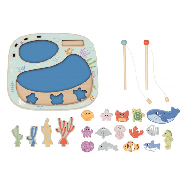 TOOKY TOY Catch a Fish Montessori Puzzle Arcade Game