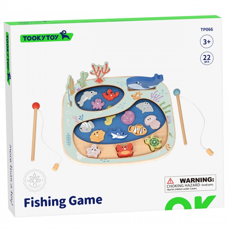 TOOKY TOY Catch the Fish Montessori galvosūkių arkadinis žaidimas