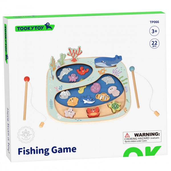 TOOKY TOY Catch a Fish Montessori Puzzle Arcade Game
