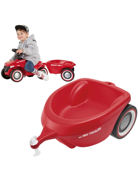 Прицеп-каталка BIG Bobby Car Neo, красный