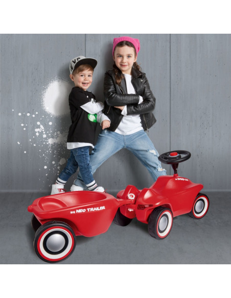 BIG Przyczepka do jeździka Bobby Car Neo czerwona BIG Przyczepka do jeździka Bobby Car Neo czerwona