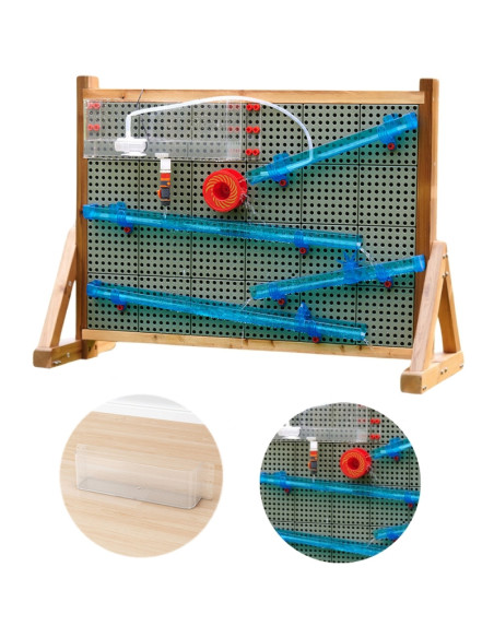 MASTERKIDZ STEM lauko lenta + vandens / kamuoliukų takeliu MASTERKIDZ STEM lauko lenta + vandens / kamuoliukų takeliu