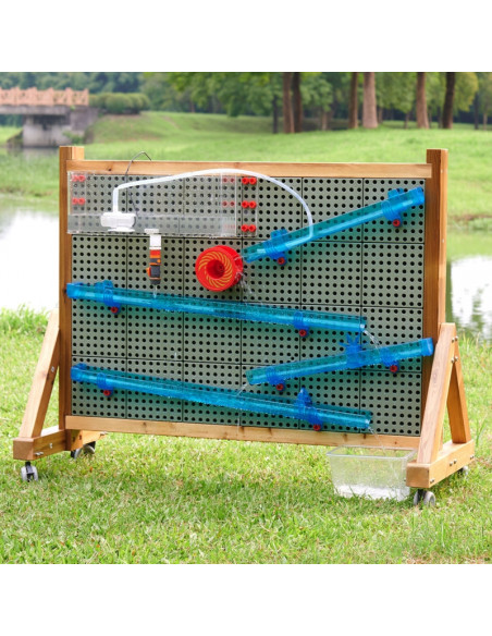 MASTERKIDZ STEM lauko lenta + vandens / kamuoliukų takeliu MASTERKIDZ STEM lauko lenta + vandens / kamuoliukų takeliu