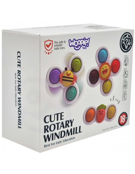 WOOPIE BABY Suktukas 3 viename sensorinis edukacinis žaislas