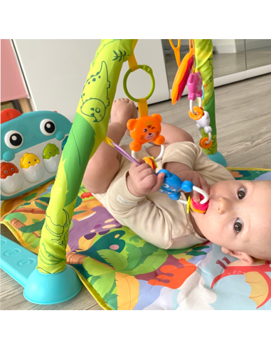 WOOPIE BABY žaidimų kilimėlis su lankeliu Dino