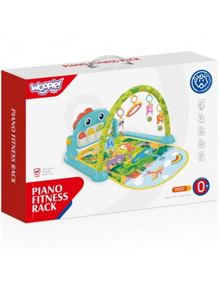 WOOPIE BABY žaidimų kilimėlis su lankeliu Dino WOOPIE BABY žaidimų kilimėlis su lankeliu Dino