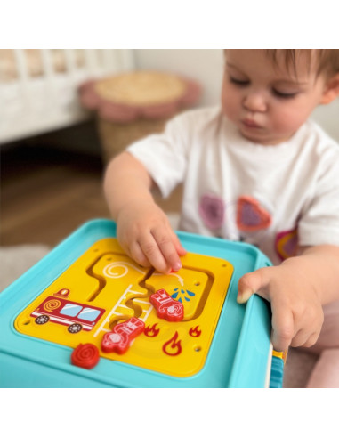 WOOPIE BABY daugiafunkcis Montessori veiklos kubas 6 viename - 18 mėn.+