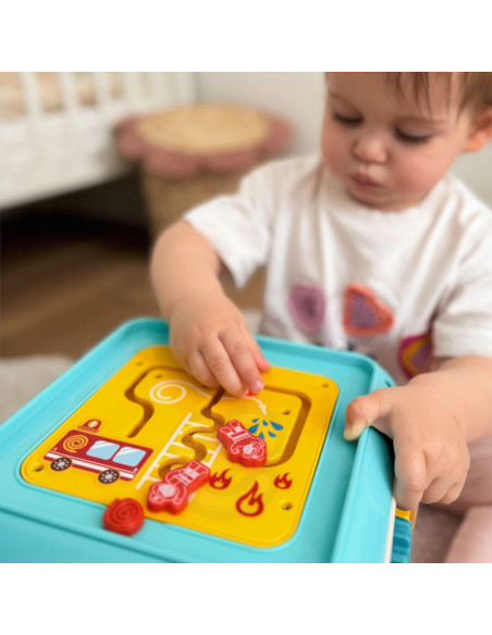 WOOPIE BABY daugiafunkcis Montessori veiklos kubas 6 viename - 18 mėn.+ WOOPIE BABY daugiafunkcis Montessori veiklos kubas 6 viename - 18 mėn.+