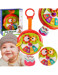 WOOPIE BABY Interactive Owl Piano Toy with Rustling Tail