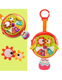 WOOPIE BABY Interactive Owl Piano Toy with Rustling Tail 2