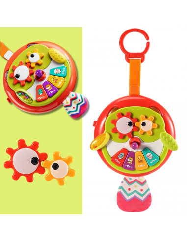WOOPIE BABY Interactive Owl Piano Toy with Rustling Tail