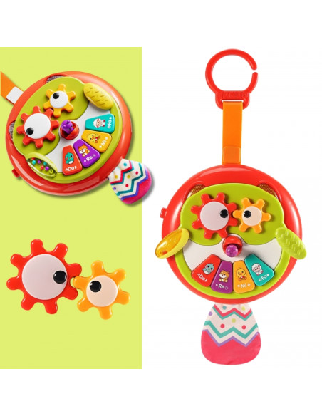 WOOPIE BABY Interactive Owl Piano Toy with Rustling Tail