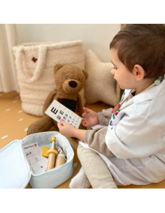 TOOKY TOY Wooden Little Doctor Doctor Set in Suitcase with Accessories 2