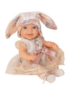 WOOPIE ROYAL lėlė 24 cm su suknele ir zuikio kepure