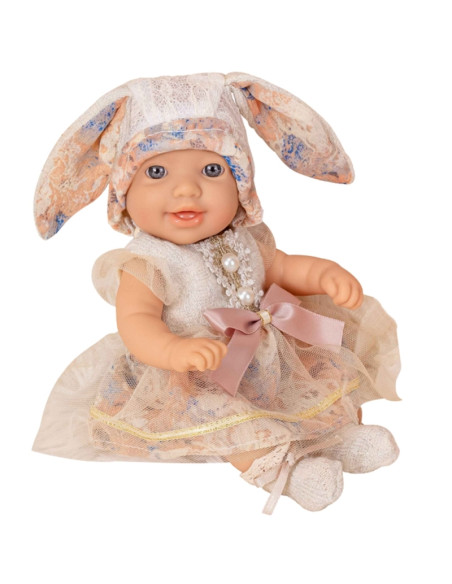 WOOPIE ROYAL lėlė 24 cm su zuikio suknele ir kepure