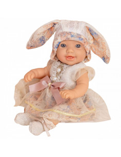 WOOPIE ROYAL lėlė 24 cm su zuikio suknele ir kepure 2