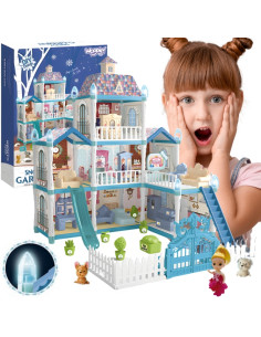 WOOPIE žiemos sodo lėlių namelis su priedais, 191 el.