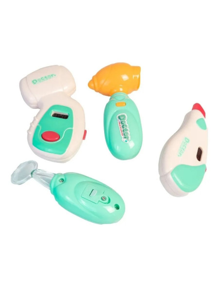 WOOPIE medicinos rinkinys Mažasis Daktaras Daktaras Lagamine Šviesos ir garsai + Aksesuarai