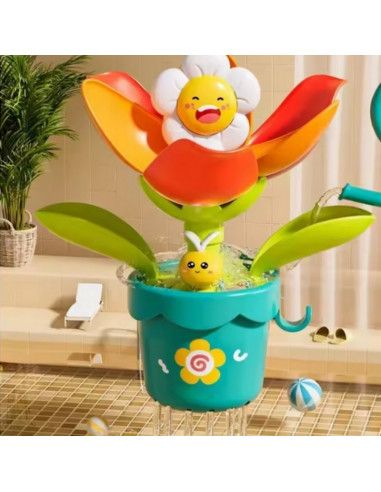 WOOPIE BABY Žydinčios gėlės vonios žaislas su laistytuvu