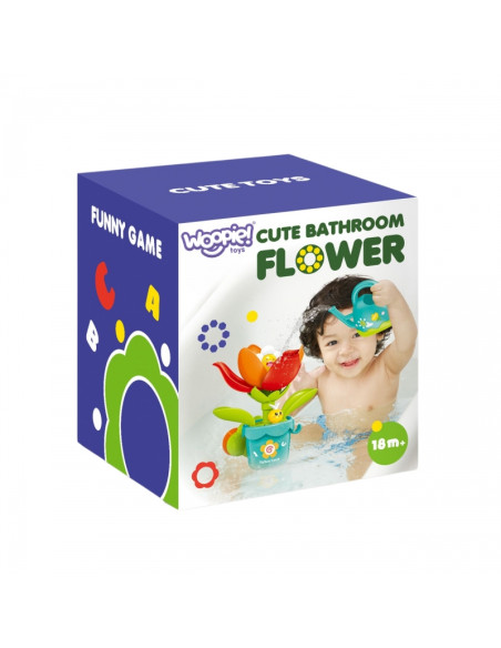WOOPIE BABY Žydinčios gėlės vonios žaislas su laistytuvu