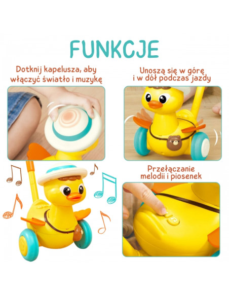 WOOPIE anties pagaliuko stūmiklio garso ir šviesos efektai