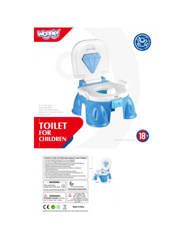 WOOPIE BABY pirmasis puodukas vaikams su muzika 3in1 kėdės laiptelis