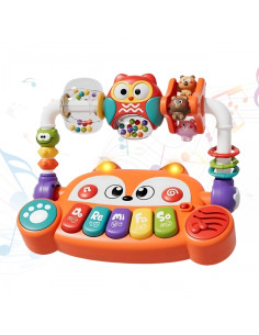 WOOPIE BABY interaktyvus edukacinis pianinas su sensorine lape ir LED barškučiais 2